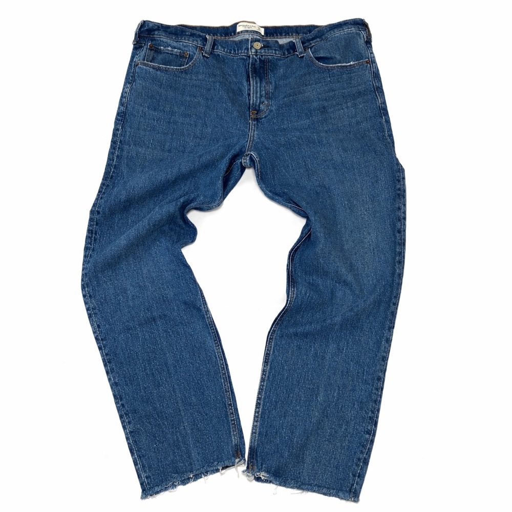Abercrombie & Fitch Women’s ’90s Straight Jeans 34x28 Mid Rise Y2K 90’s Vibe